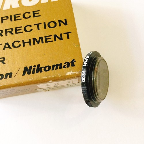 NIKON +3.0 EYEPIECE CORRECTION ATTACHMENT FOR Nikon F/F2/Nikomat diopter Lens - Picture 3 of 13