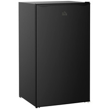 91L Under Counter Fridge Freezer, Reversible Door, 47.5cm Wide, Black