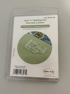 Babylock Sewing Machine: Clear 1/4 Walking Foot