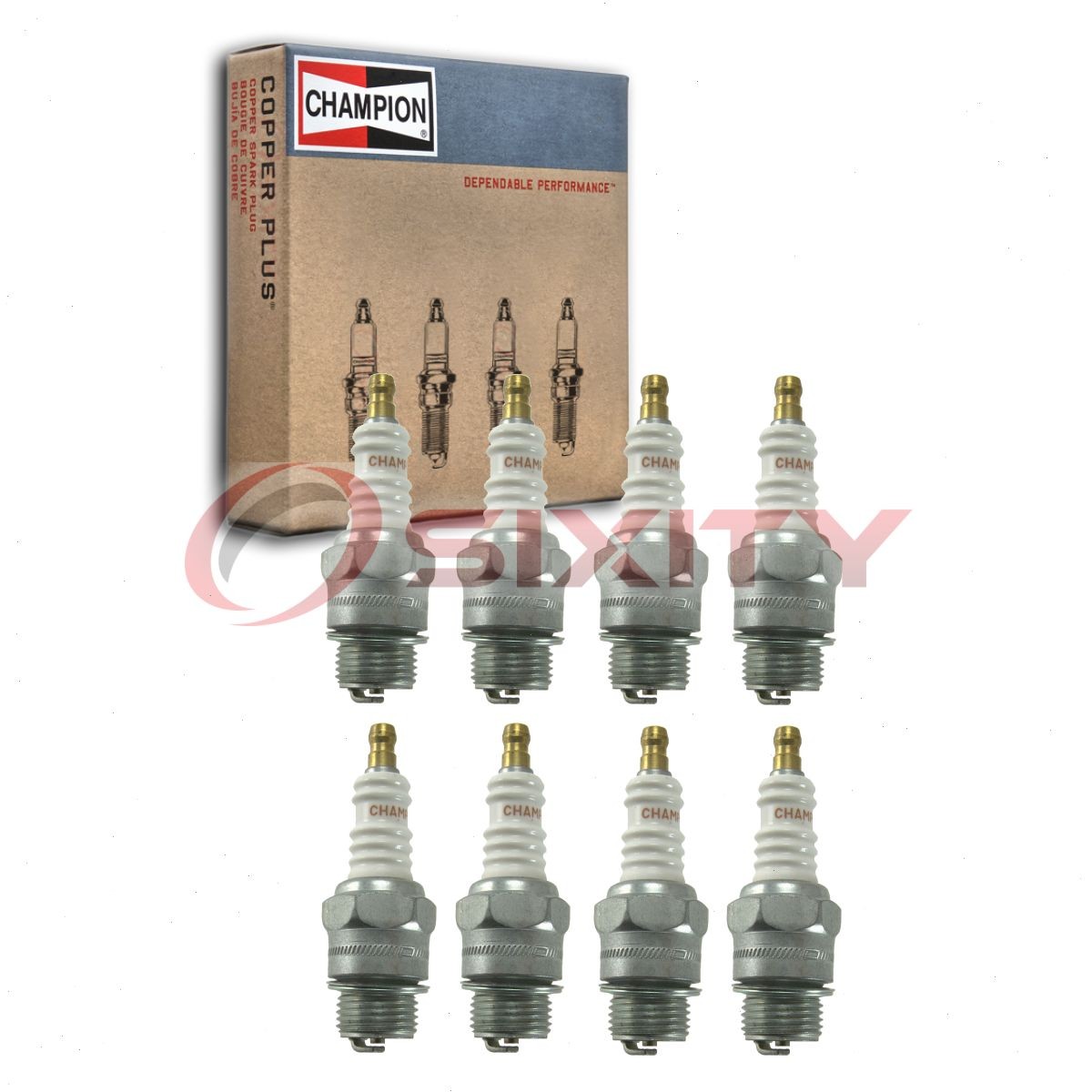 8 pc Champion Industrial Spark Plugs for 1931 Cadillac 355 A 5.8L V8 sd