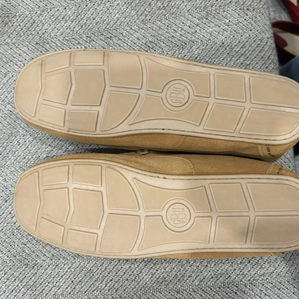 Zapatillas de casa Bass & Co Compass bronceadas para hombre talla 13 Foto 3 de 4