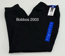 Champion Men's Side Zipper Pockets Drawstring Jogger, Black, Size L