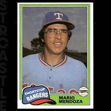 Mario Mendoza 1981 Topps Traded #801 Texas Rangers ⚾ Baseball Card