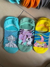 Pokemon Center no show socks Ponyta/Slowpoke/Alolan Vulpix