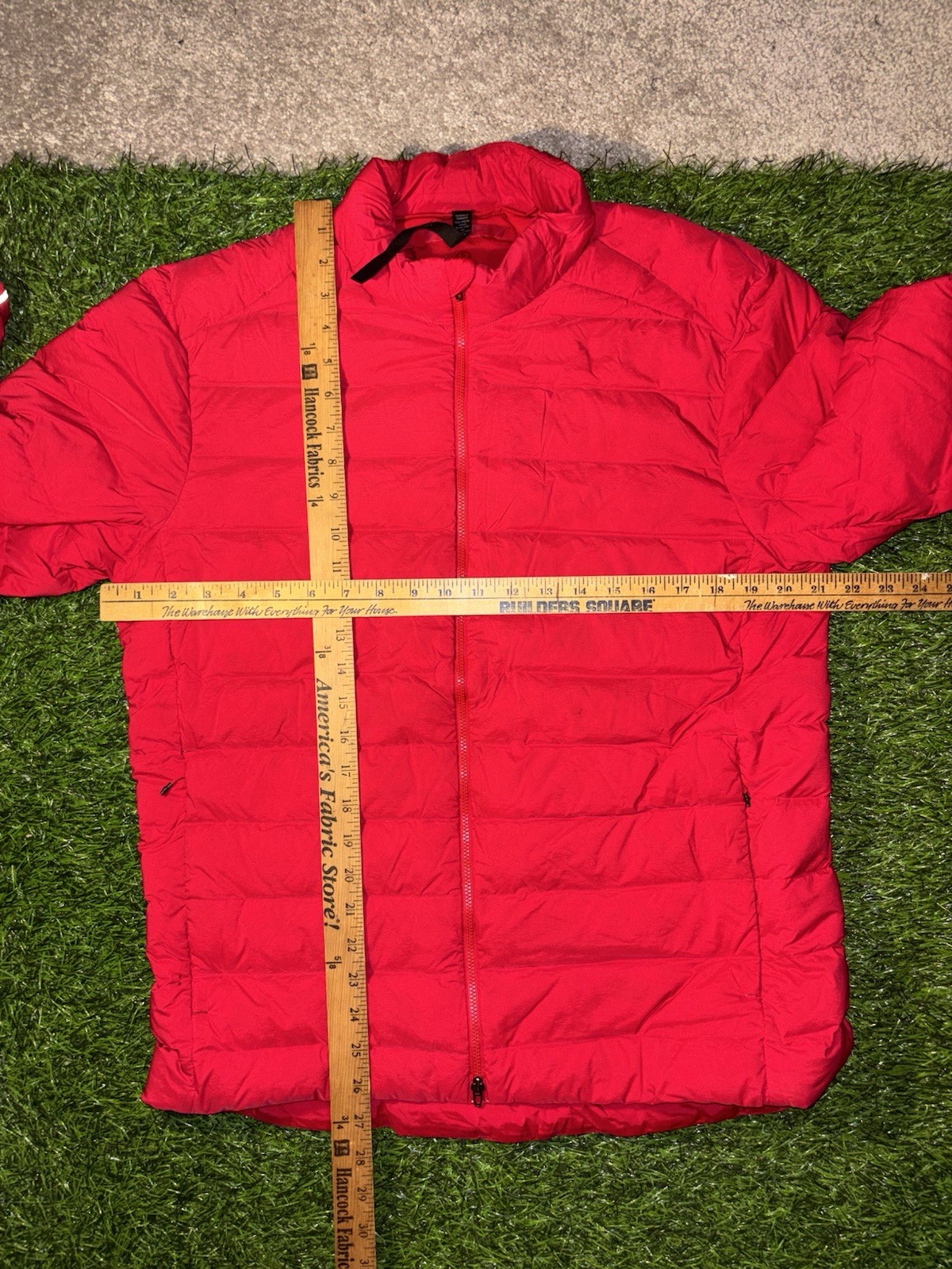 Lululemon Red Navigation Down Puffer Jacket Size … - image 3