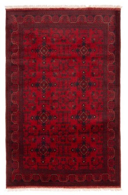 4'2'' x 6'6'' Hand Knotted Oriental Carpet Traditional Wool Area Rug