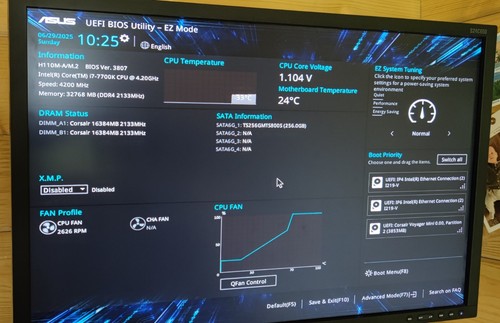 Truenas Server With 8 Bays 2.5 Disks, 32 GB Ram, I7 7700k 4.2 GHz
