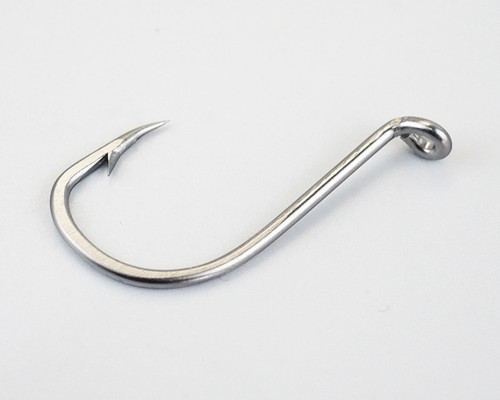100x Ganci da Pesca 90° Big Game Polpo Acciaio Alto Carbonio Gancio Acqua Salata 1/0-6/0 - Foto 13 di 27