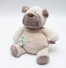 NICI Hund Mops Bulldogge beige mit Knochen 25...