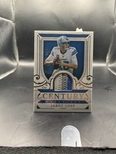 Jared Goff 2025 Panini National Treasures Century Materials Patch Lions /99