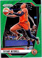 2024 Panini Prizm WNBA #57 Tiffany Mitchell Green Prizms