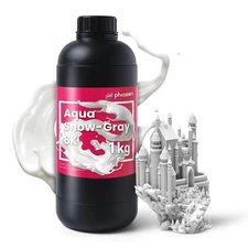 Phrozen Aqua Snow Grey 8K 3D Printing Resin 1kg New in Box Ships FREE in the US