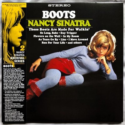 Nancy Sinatra BOOTS Rough Trade Excl Yellow & Red Marble Vinyl LP /300 *RARE* 
