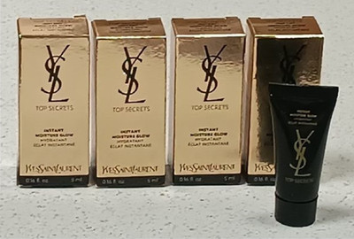 Yves Saint Laurent 20 ml TOP SECRETS Instant Moisture Glow Neu & Ovp 4 x 5 ml