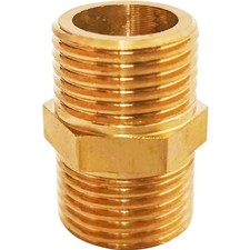 Doppelnippel 3/4 Zoll Messing Wasserleitung Verbindung Fitting