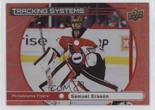 2025 Upper Deck Series 1 Tracking Systems Red 34/199 Samuel Ersson #TS-18 1s1f
