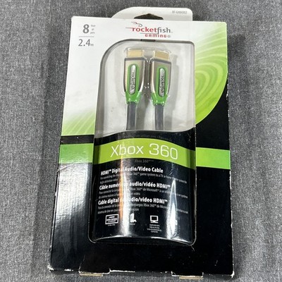 Rocketfish HDMI Cable 8 ft for Microsoft Xbox 360 RF-GXBX002 Gaming Wired *New