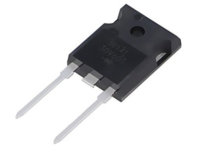 2X S30V60T-5000 Diode: Gleichrichter THT 600V 30A Ifsm: 360A MTO3PT Ufmax: 1,1V