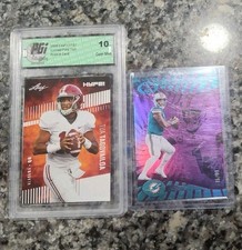 TUA TAGOVAILOA 2020 LEAF HYPE PGI 10 ROOKIE CARD 29A + 2024 Panini Purple 15/99