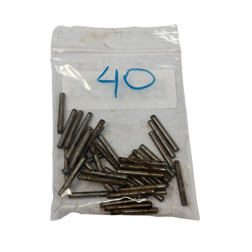 40pc Steel Dowel Pins 5/32" Diameter x 1" Long - Industrial Alignment Pins