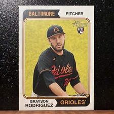 2023 Topps Heritage High Number - #541 Grayson Rodriguez (RC) Orioles Rookie