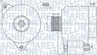 Magneti Marelli Lichtmaschine 063732133010 FüR KIA 14V 120A