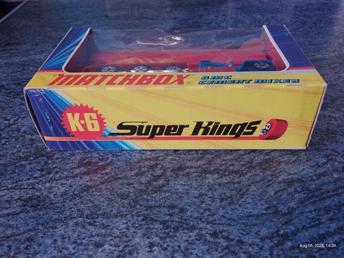 Matchbox SuperKings K-6 GMC Cement Mixer MIB - Picture 5 of 10