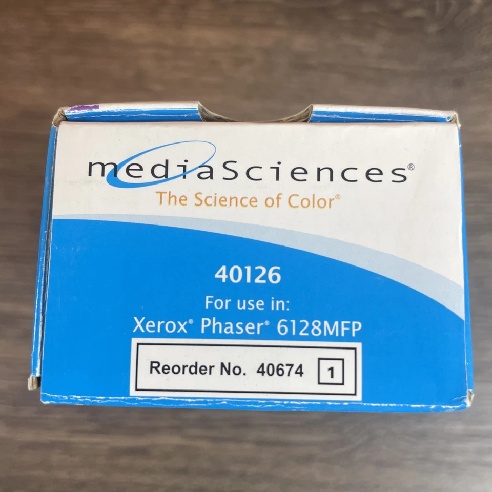Cartucho de toner ciano 6128MFP para Xerox Phaser Media Sciences 40126 novo - Imagem 3 de 4