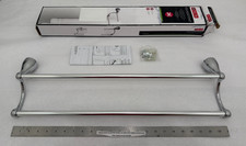  1 NEW Delta Foundations 24" Double Towel Bar - CHROME - FND25-PC ob 