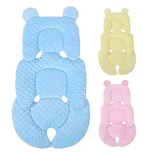 Toddler Stroller Mat Double-Sided Kids Pushchair Cushion Soft Breathable Mat 