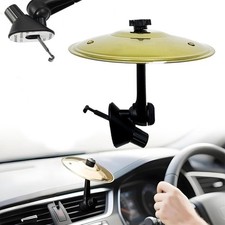 Mini Car Drum Crash Cymbal Car Symbol Drum Air Vent Funny Musical Instruments