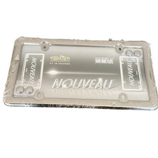 Cruiser Accessories Dark Metallic Gray License Plate Frame Nouveau 20680
