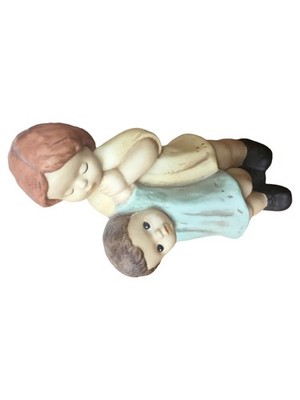 Goebel Porzellanfigur Kind Mehrfarbig 15 cm Spielfigur Sammelfigur