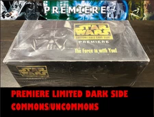 Premiere - Dark Side Star Wars CCG SWCCG Commons and Uncommons LP/NM