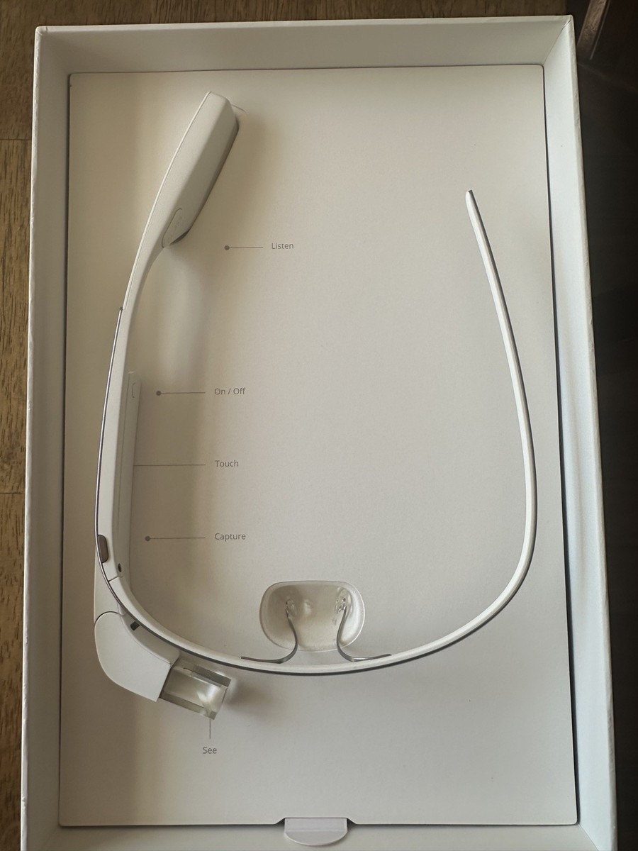 NEW UNOPENED Google Glass Explorer Edition XE-C Full Kit Cotton