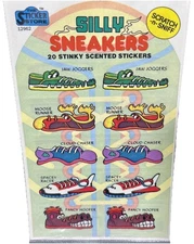 Vintage Sticker Store Scratch N Sniff Stickers STINKY Scent Silly Sneakers