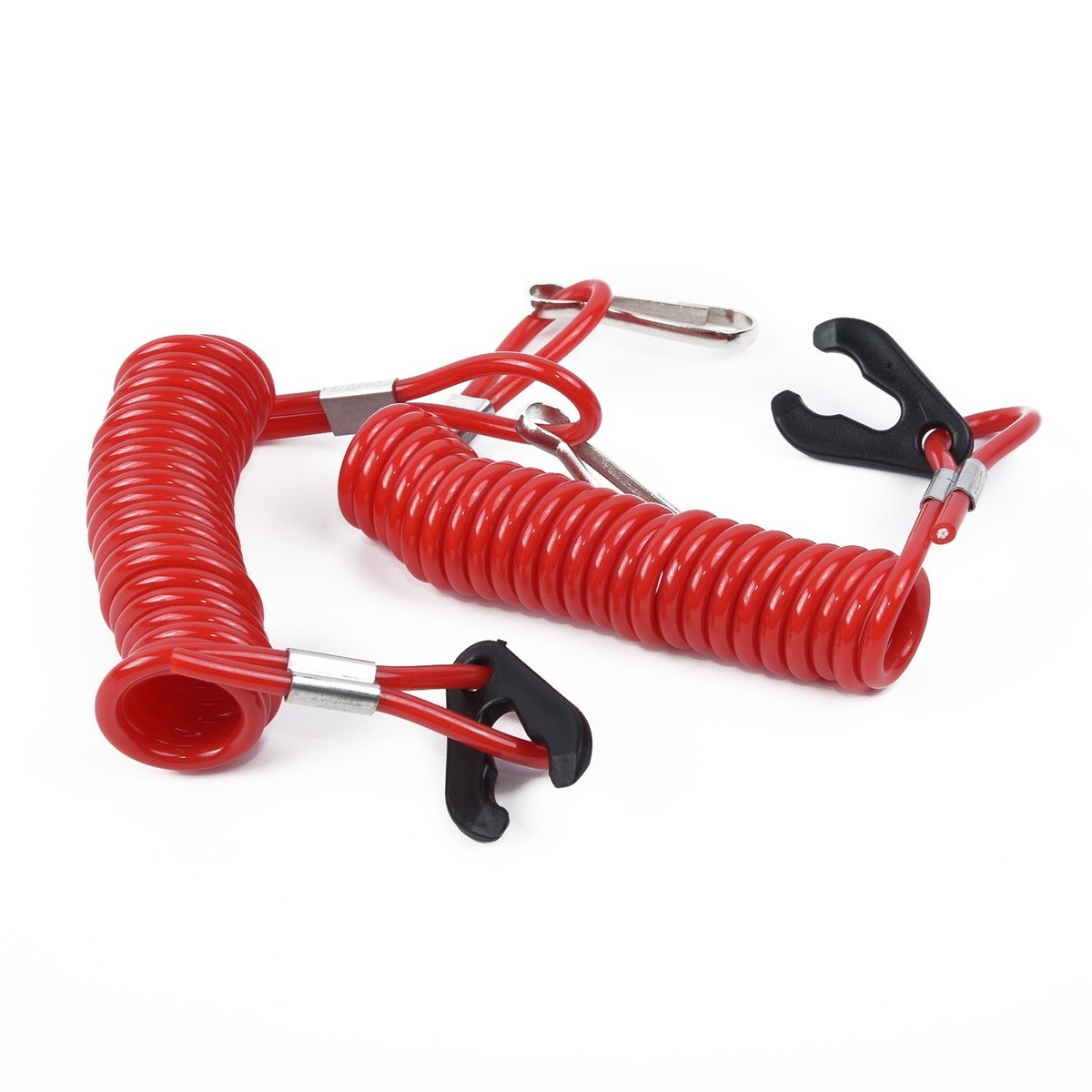 Heymaillc 2Pcs Boat Engine Moto Kill Stop Switch Outboad