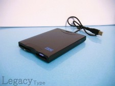IBM External USB Floppy Disk Drive Bus Powered USB 3.5 Inch Tested