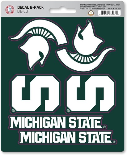 Michigan State University Spartan Statue Bumper Sticker - Officially Licensed Vinyl Decal, 5" X 2" - View #4