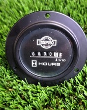Isspro 2-116 15183 Hourmeter Gauge 4-40 Vdc W Black Face Black Bezel - Nos Isspro 2-116 15183 Hourmeter Gauge 4-40 Vdc W Black Face Black Bezel - Nos