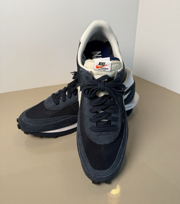 Nike LDV Waffle x Fragment Design x sacai ''Blackened Blue'' 2021 DH2684-400