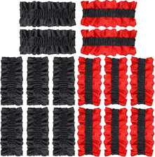 8 Pairs 16 Pcs Roaring 20s Armband Garter Shirt Sleeve Garters for Men Anti S...