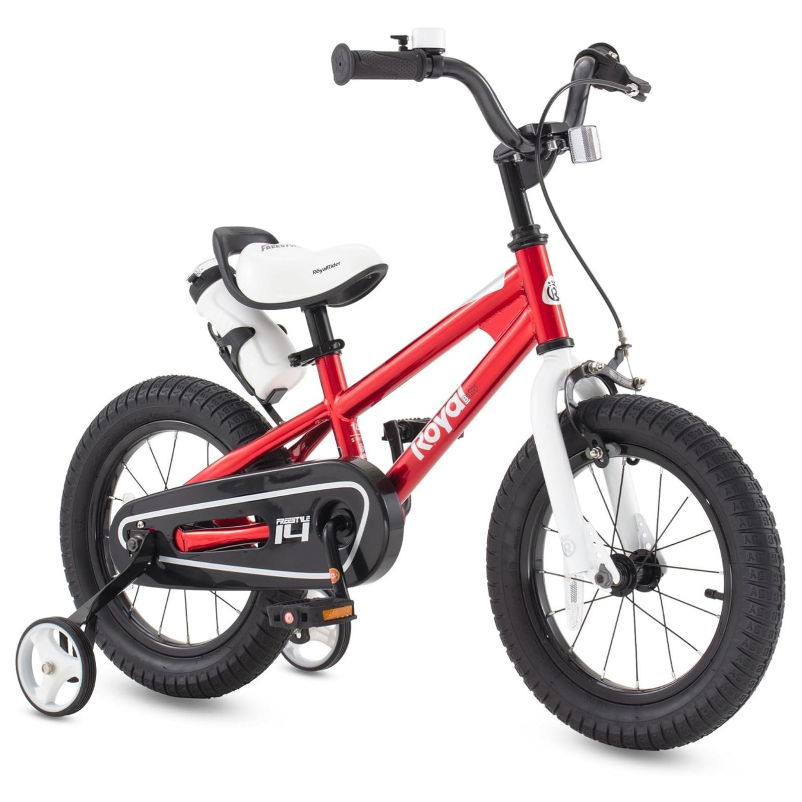 With Training Wheels, 16 Inch, Red