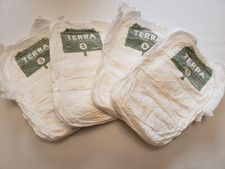 4 Samples of Premium Terra Plant-Based Training Pants Diapers Size 5 28-39 LBS