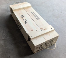 Reproduction - WW2 USA - M1A1 Thompson Crate/Box (Custom Label/Logo Options)