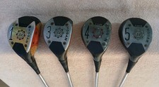 TZ GOLF - RARE VINTAGE 1971 BEN HOGAN Speed Slot 1, 3, 4, 5 WOODS SET Steel RH