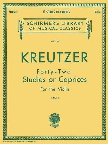 Kreutzer - 42 Studies or Caprices - 9780793525942