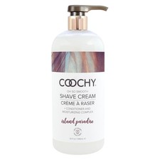Coochy Intimate Shaving Cream Island Paradise 32 oz Anti-Bump Moisturizing