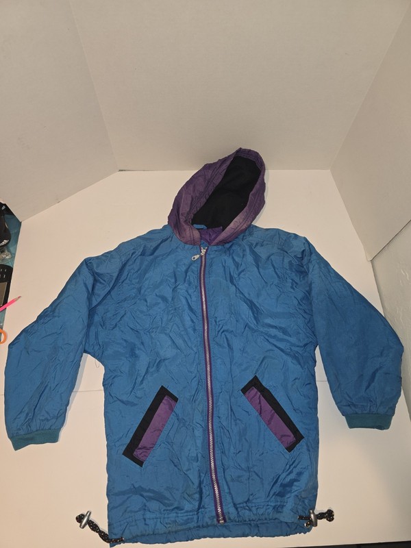 Vintage Mita Pro Jacket Blue Size M10-12                         #224