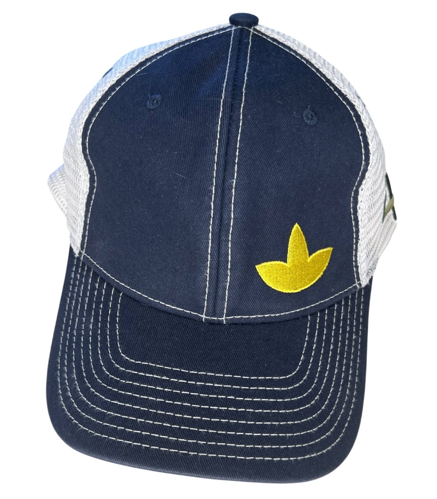 Simplot Snapback Mesh Back Trucker Blue/White One… - image 1